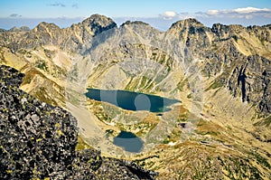 Summer mountain landscape in Slovak mountains.