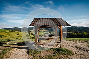 Summer mountain landscape in Slovakia, travel concept