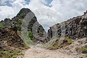 summer mountain landscape with stones,Thailand