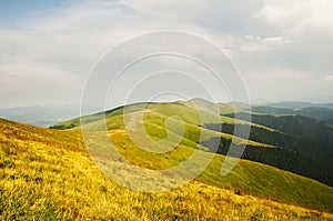 Summer mountains panorama