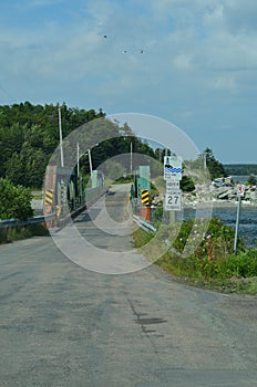 Summer in Nova Scotia: Former Mira Gut Bridge Weeks Before Closing