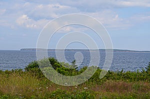 Summer in Nova Scotia: Looking Across Morien Bay from Port Morien to South Head