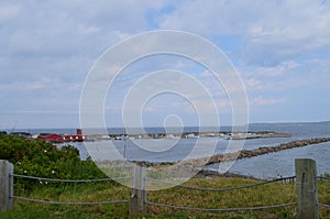 Summer in Nova Scotia: Port Morien Wharf on Cape Breton Island