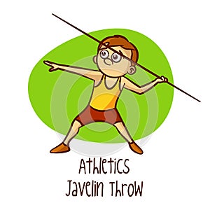 Summer Olympic Sports. Athletics. Javelin Throw