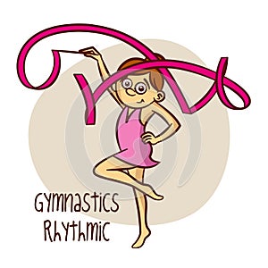 Summer Olympic Sports. Gymnastics Rhythmic. Tare