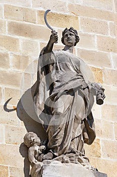 Statue of Summer, Hotel de Soubise, Paris France