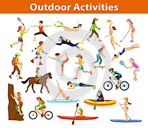 Summer Outdoor sports and activities.