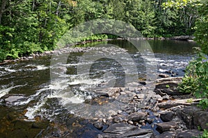 Summer at the Oxtongue River in Muskoka