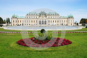 Summer palace Belvedere in Vienna, Austria