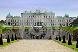 Summer palace Belvedere in Vienna, Austria