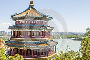 Summer Palace Pagoda Beijing China