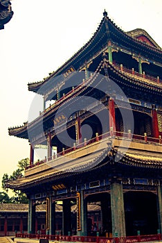 Beautiful Summer Palace royal building, Beijing