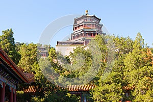 Summer Palace scene-Pavilion of the Buddhist Incense