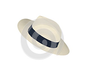 Summer panama straw hat