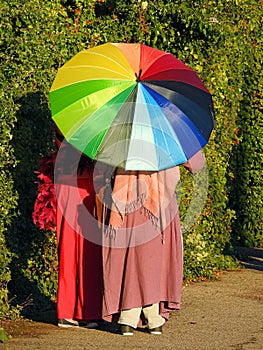 Summer parasol colours