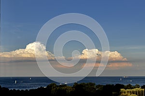 Storm Clouds Over Lake Michigan