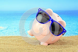 Summer piggy bank