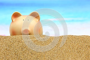 Summer piggy bank