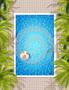 Summer Pool Background