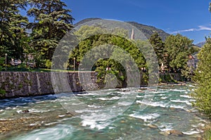 Summer promenade in Meran