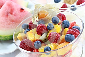 Summer refreshment - fruit salad