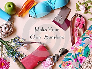 Summer relax  Women accessories bikini  handbag bags  sunglasses glasses cases    summer holiday  passport for travel  mobile smar