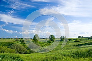 Summer russian landscape