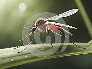 Summer's Annoyance Captured Through Realistic Mosquito Spots photo