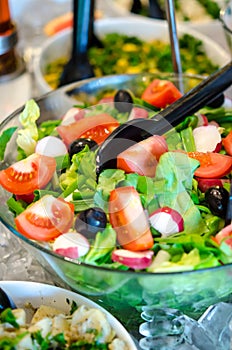 Summer salad bar