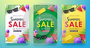 Summer sale background layout for banners,Wallpaper,flyers, invitation, posters, brochure, voucher discount.