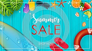 Summer sale banner