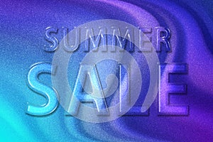 Summer Sale banner, Summer season sale