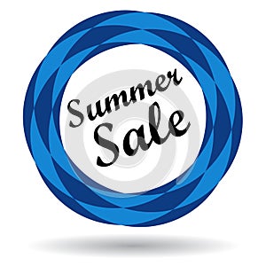 Summer sale colorful icon