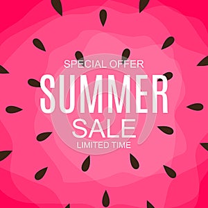 Summer Sale concept Background. Vector Illustration