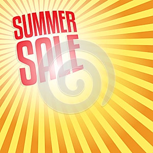 Summer Sale, end of season special offer banner