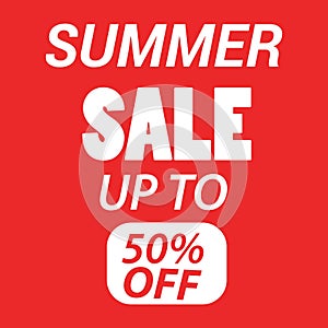 Summer Sale Signs banner in Vector template