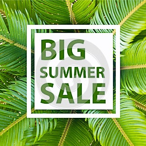 Summer sale template banner