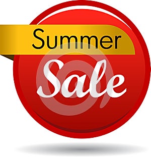 Summer sale web button