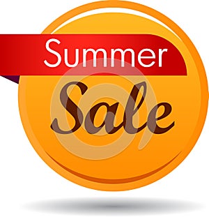 Summer sale web button