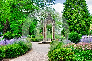 Summer In Sandford Park, Cheltenham, England.