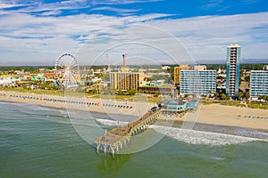 Summer scene in Myrtle Beach SC USA