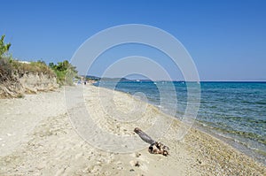 Summer Scene – Shades, sun tanning and relaxation - Aegean Coast - Greece – Polychrono