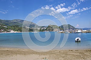 Summer scene - Valtos Beach - Ionian Sea - Parga, Preveza, Epirus, Greece