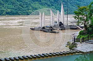 Summer scenery in Yichang Sanxia Renjia Scenic Area, Yichang, Hubei, China