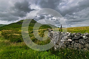 Summer Scottish Highlands landscape.