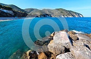 Summer sea beach Contrada Mattinatella, Gargano peninsula in Pug photo