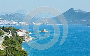 Summer sea coastline view (Croatia)