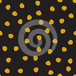 Summer seamless pattern leaf flying leaf