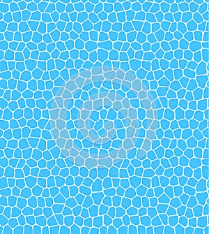 Summer seamless water pattern isolated on blue