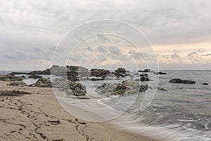 Summer seascape at dusk